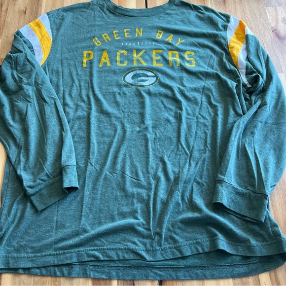 Majestic Other - Green Bay Packers Long Sleeve Shirt Majestic 2XL Green Gold NFL